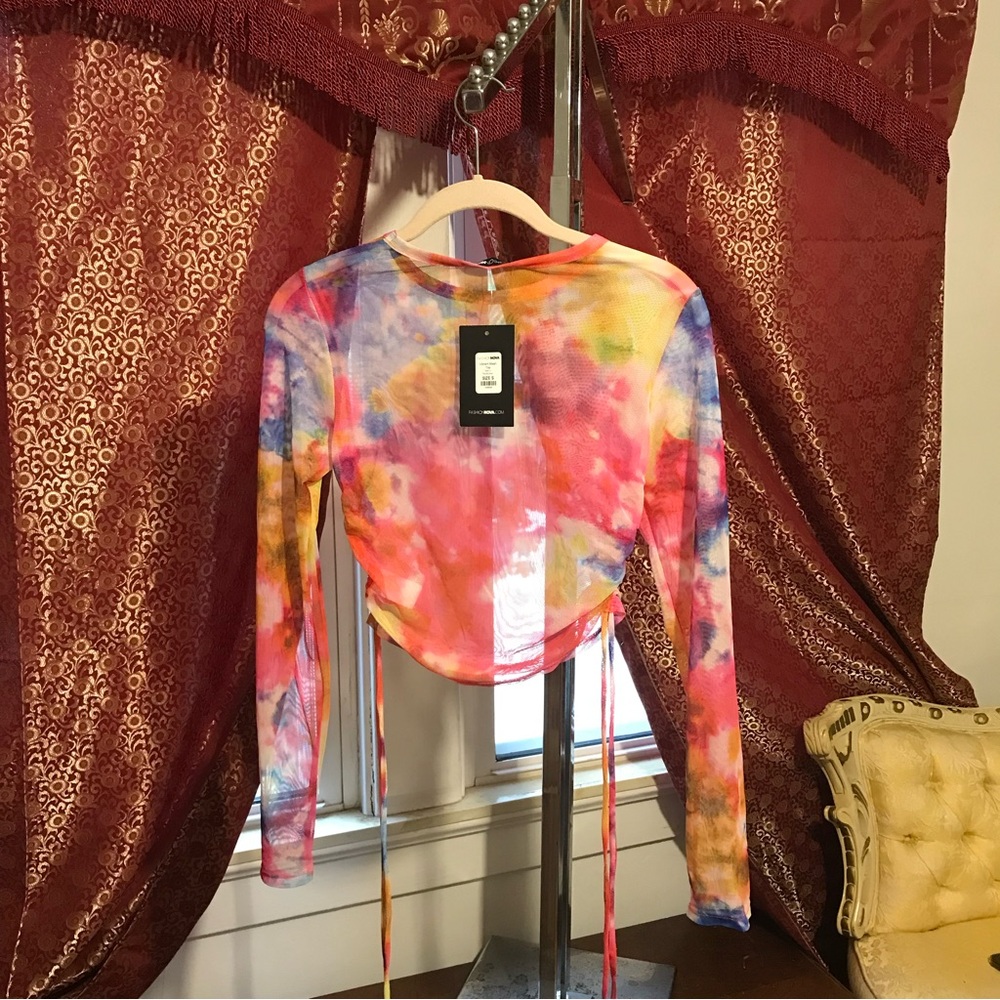 Vibrant Mesh Top